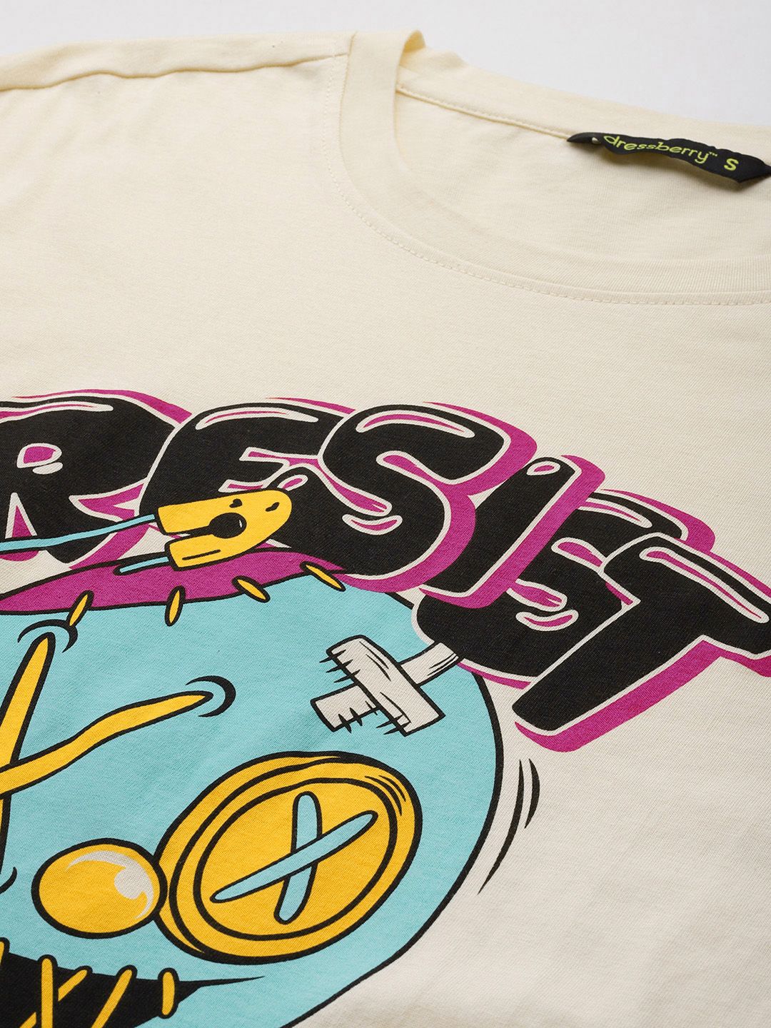 DressBerry Printed Pure Cotton T-shirt