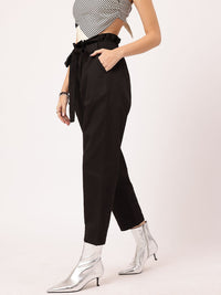 DressBerry Women Casual Constructs Cropped Trouser