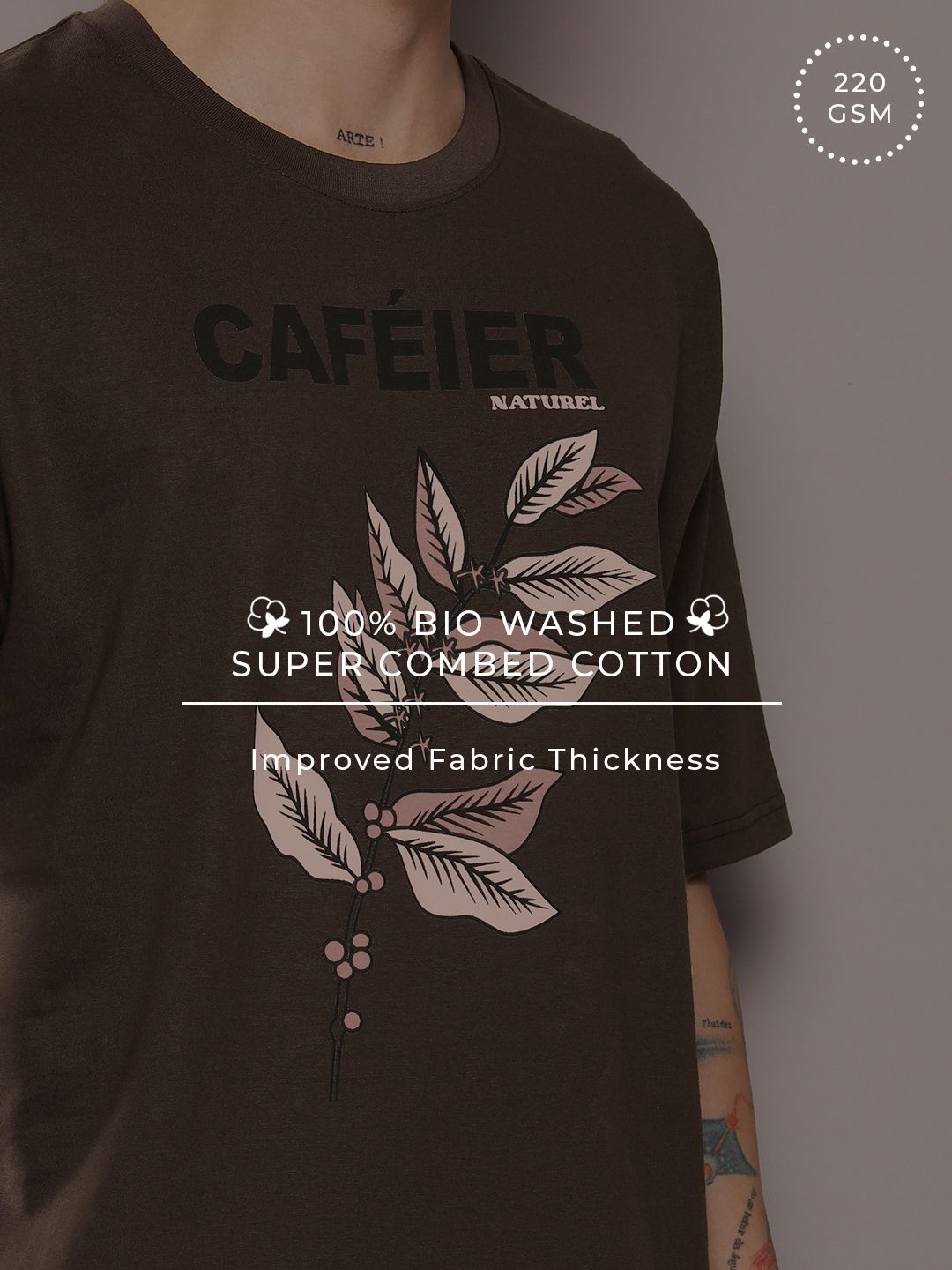 DILLINGER Men Graphic Printed Oversized T-shirt