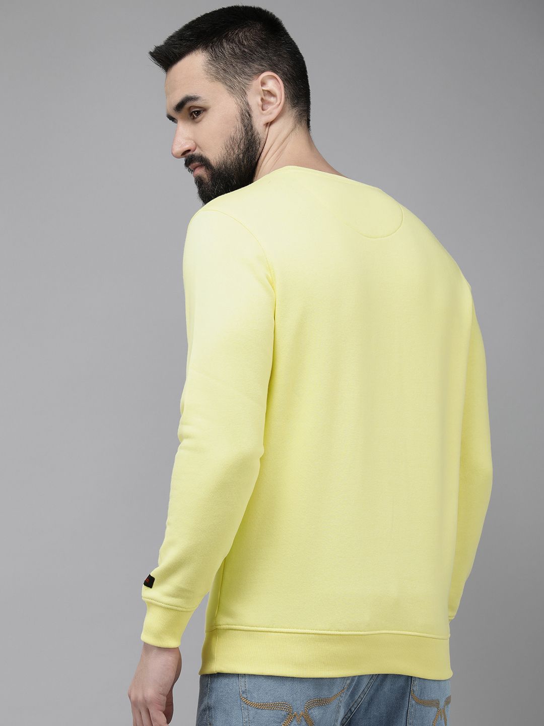 SPYKAR Typography Printed Pullover Sweatshirt