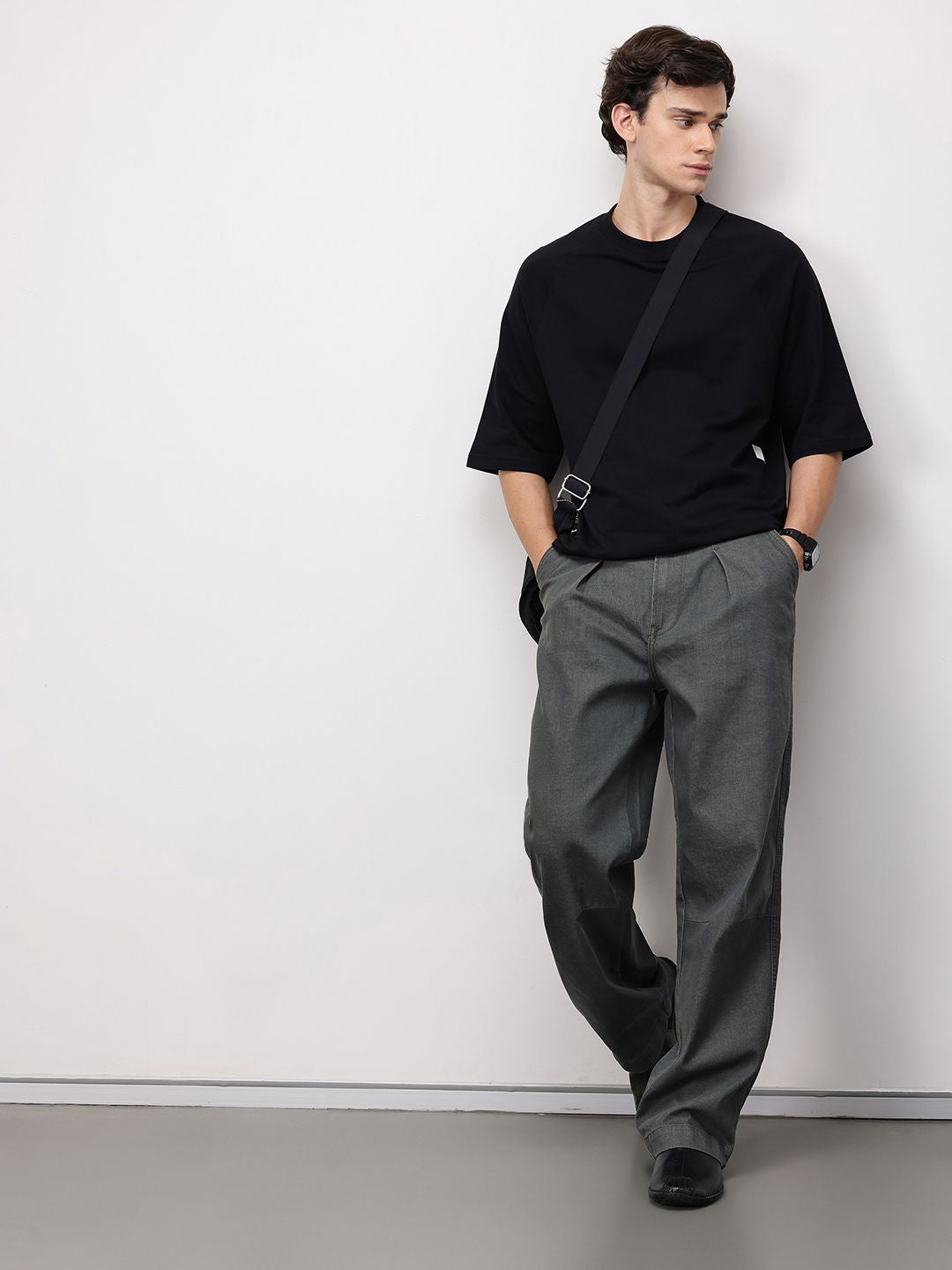 ether Men Grower Oversized Fit Mid-Rise Jeans
