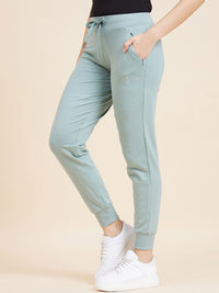 Sweet Dreams Green Women Mid Rise Joggers