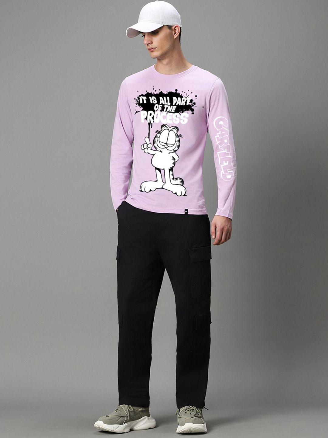 Bewakoof Men Typography Printed Round Neck Pure Cotton T-shirt