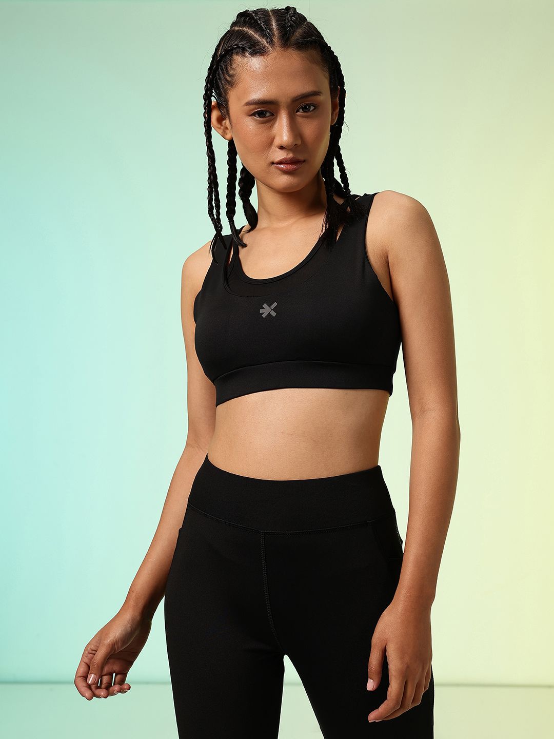 HRX by Hrithik Roshan Lightly Padded Rapid-Dry Running Bra HR_SS25_W_BA_KR003_03_A