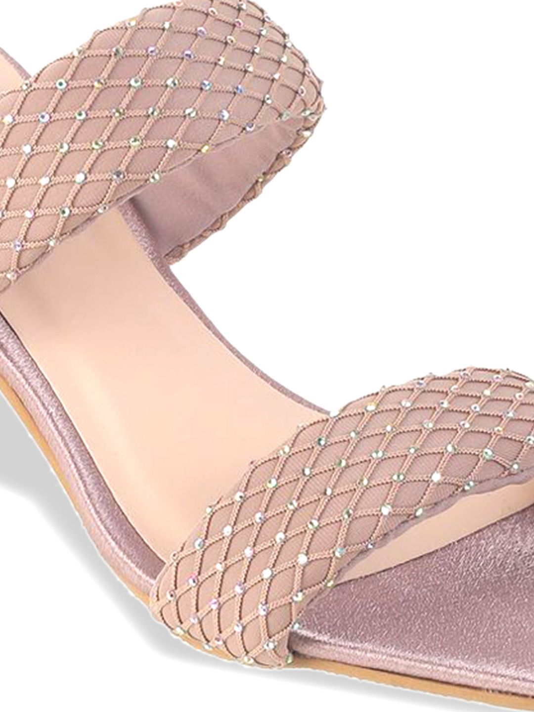 Mochi Textured Block Sandals