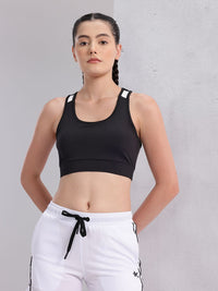 HRX by Hrithik Roshan Rapid-dry Medium Coverage Lightly Padded Training Bra