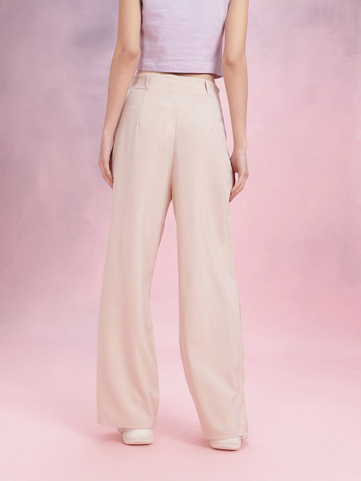 DressBerry Women High-Rise Trousers