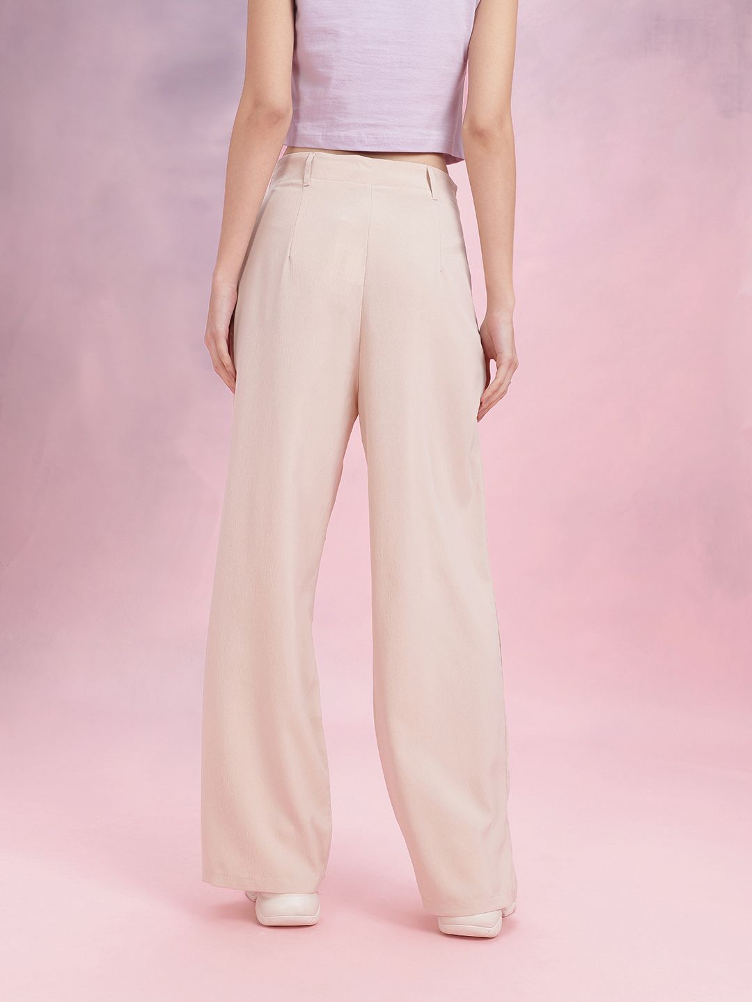 DressBerry Women High-Rise Trousers
