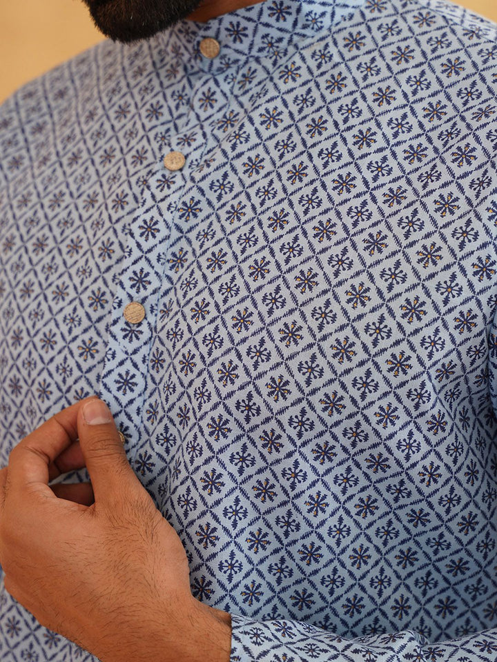 SOJANYA Motif Etnik Tenunan Rekaan Kurta Biasa Dengan Churidar