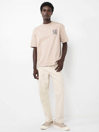 RARE RABBIT Men Yates Round Neck Oversized T-Shirt