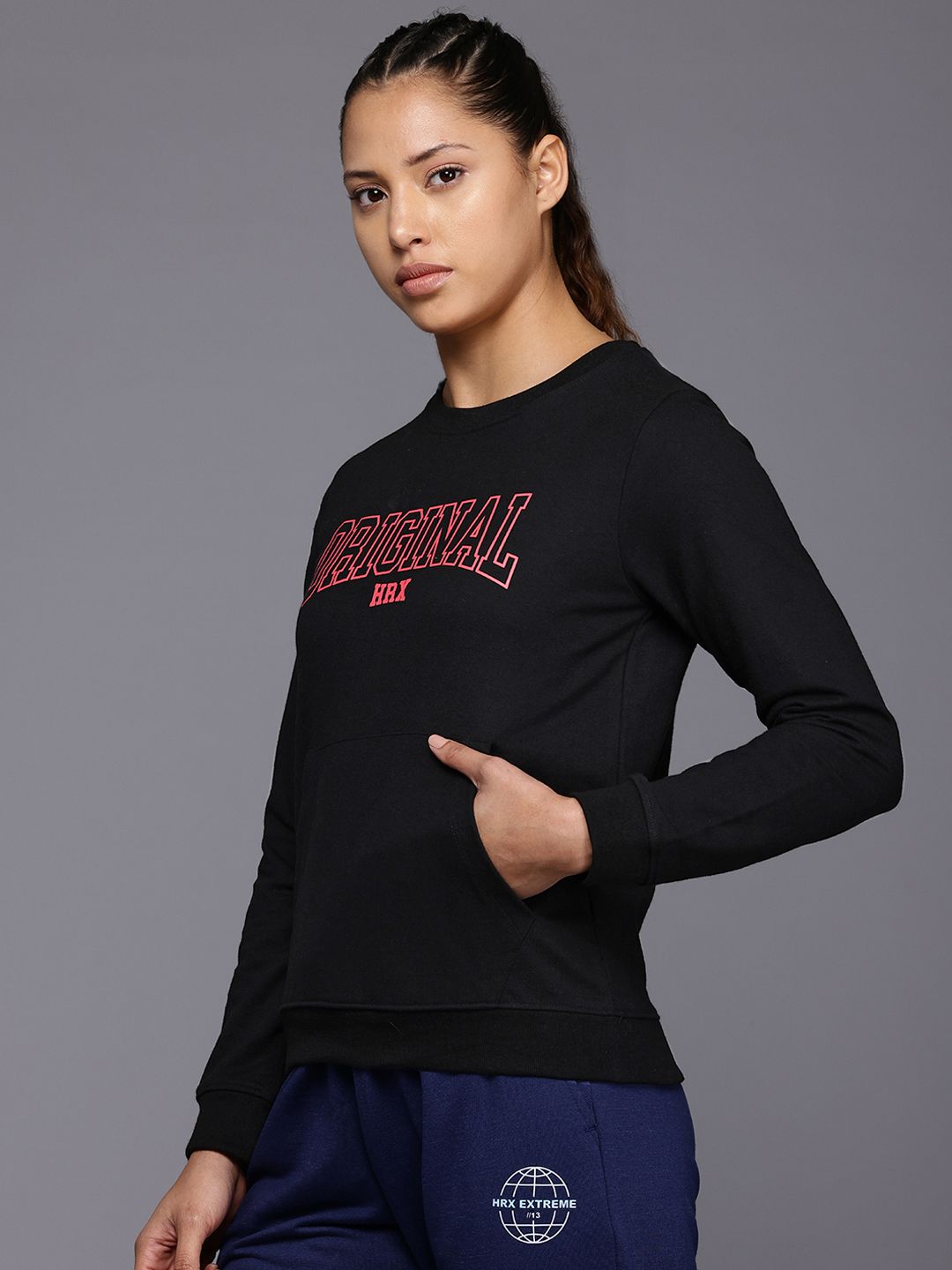 HRX by Hrithik Roshan Printed Lifestyle Sweatshirt