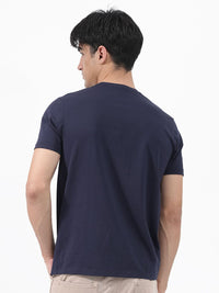 RARE RABBIT Men Rings-4 Slim Fit Solid Polo Collar T-Shirt