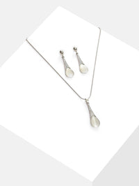 Set Perhiasan Batu Berbadat Sohi Perak Silver