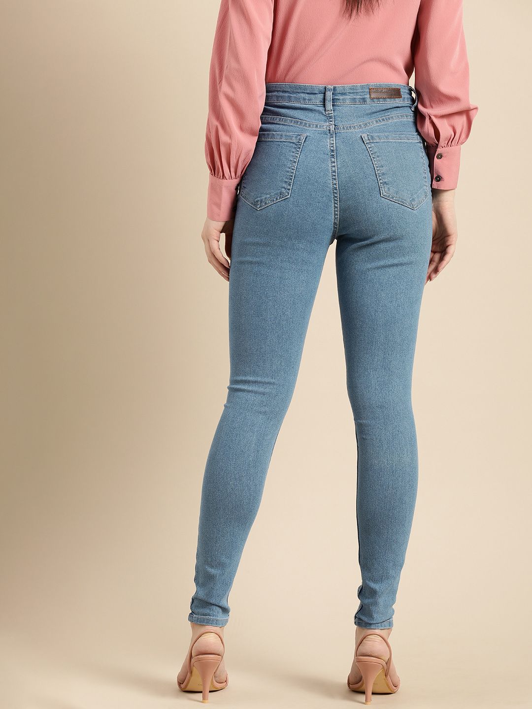all about you Women Blue Skinny Fit High-Rise Stretchable Jeans