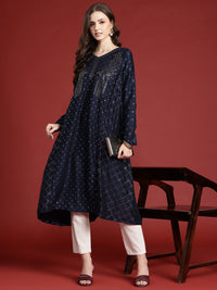 Anouk Tyohaar Collection Embellished A-Line Kurta