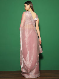 Saree mall Beads and Stones Organza Sarees