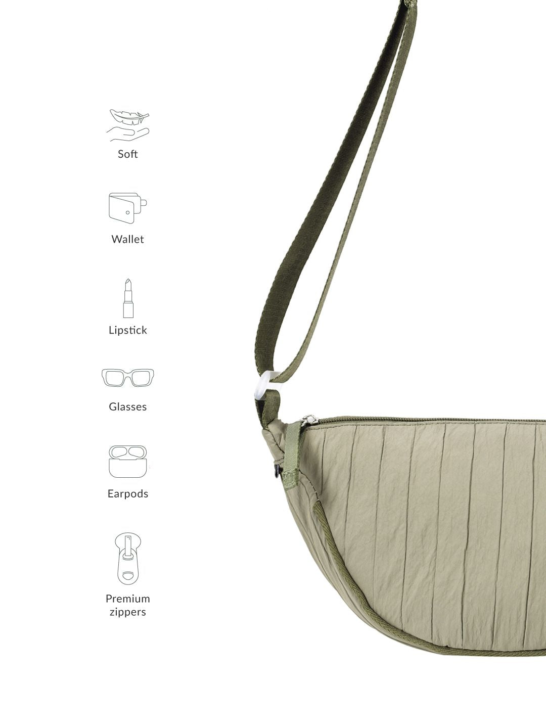 Lino Perros Textured Structured Sling Bag