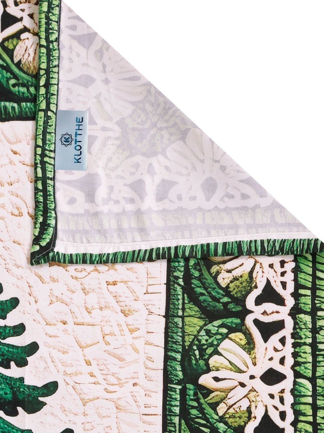 Moda Rapido X KLOTTHE Bunga Hijau & Putih Cadar King 400 TC dengan 2 Sarung Bantal