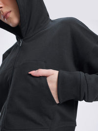 DressBerry Hooded Crop Sweatshirt