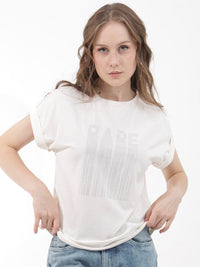 RAREISM Women Extended Sleeves Pockets T-shirt