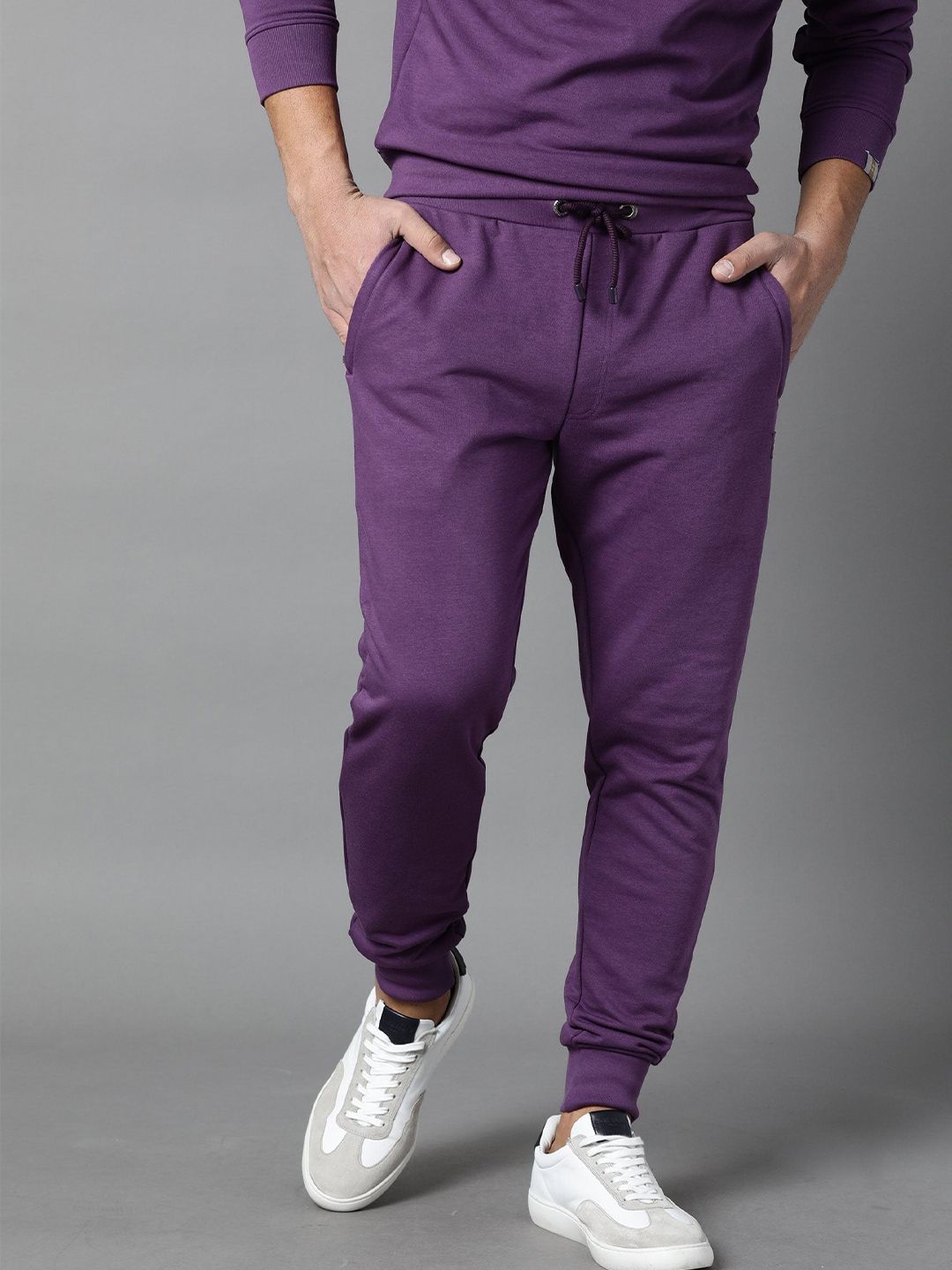 RARE RABBIT Men Arvon Slim Fit Solid Jogger