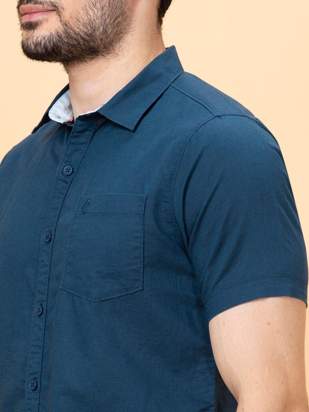Being Human Spread Collar Slim Fit Casual Shirt