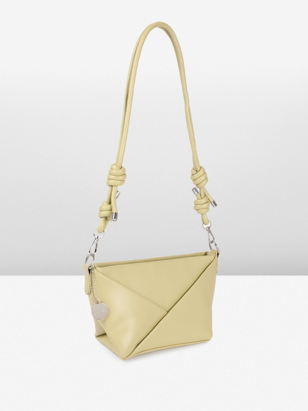 DressBerry Structured Geometric Shoulder Bag