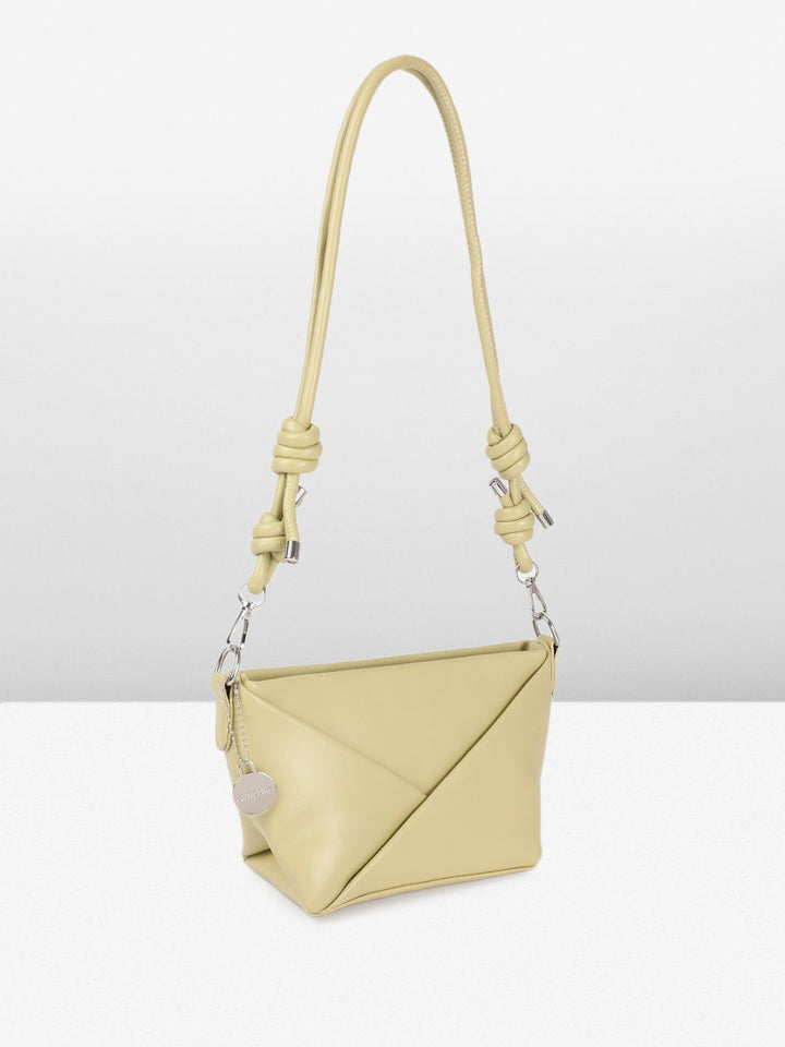 DressBerry Structured Geometric Shoulder Bag