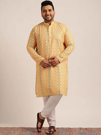 SOJANYA PLUS Lelaki Motif Etnik Cetakan Indie Kurta