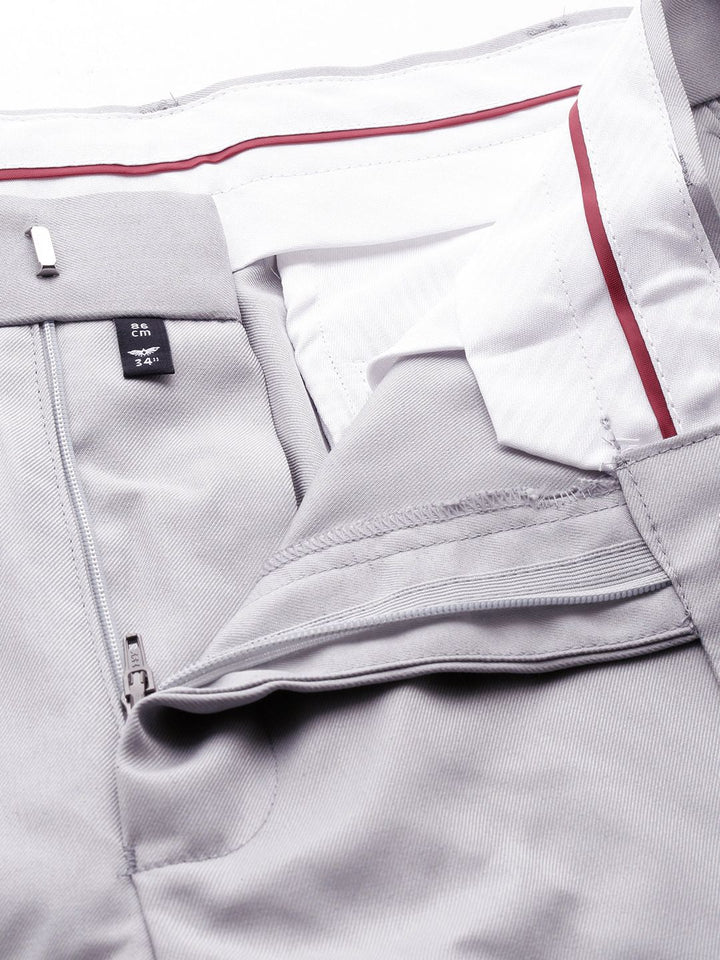 Park Avenue Men Solid Formal Trousers
