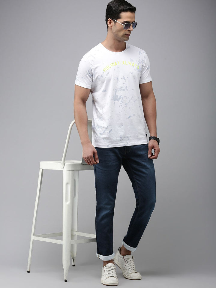 SPYKAR Men Rovers Mid-Rise Heavy Fade Stretchable Jeans
