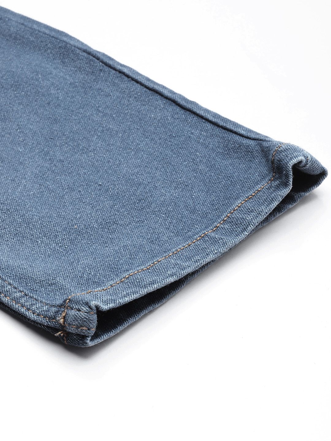 The Indian Garage Co Men Blue Jean Light Fade Stretchable Jeans
