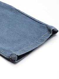 The Indian Garage Co Men Blue Jean Light Fade Stretchable Jeans