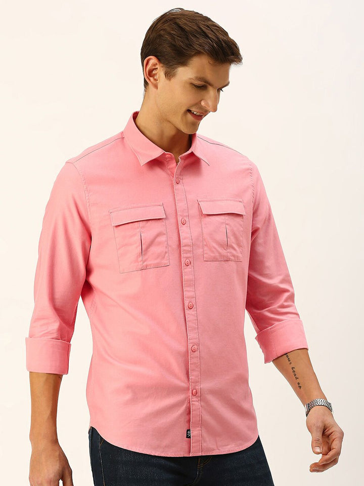 Thomas Scott Classic Slim Fit Twill Weave Pure Cotton Casual Shirt