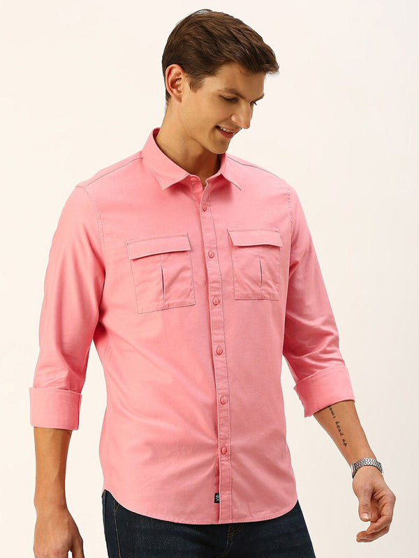 Thomas Scott Classic Slim Fit Twill Weave Casual Shirt