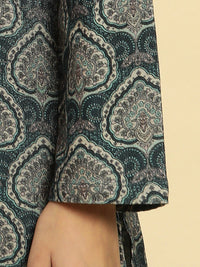 W Ethnic Motifs Printed V-Neck Kurta