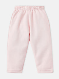 Nauti Nati Infant Girls Cat Applique Sweatshirt and Joggers Fleece Co-Ord Set