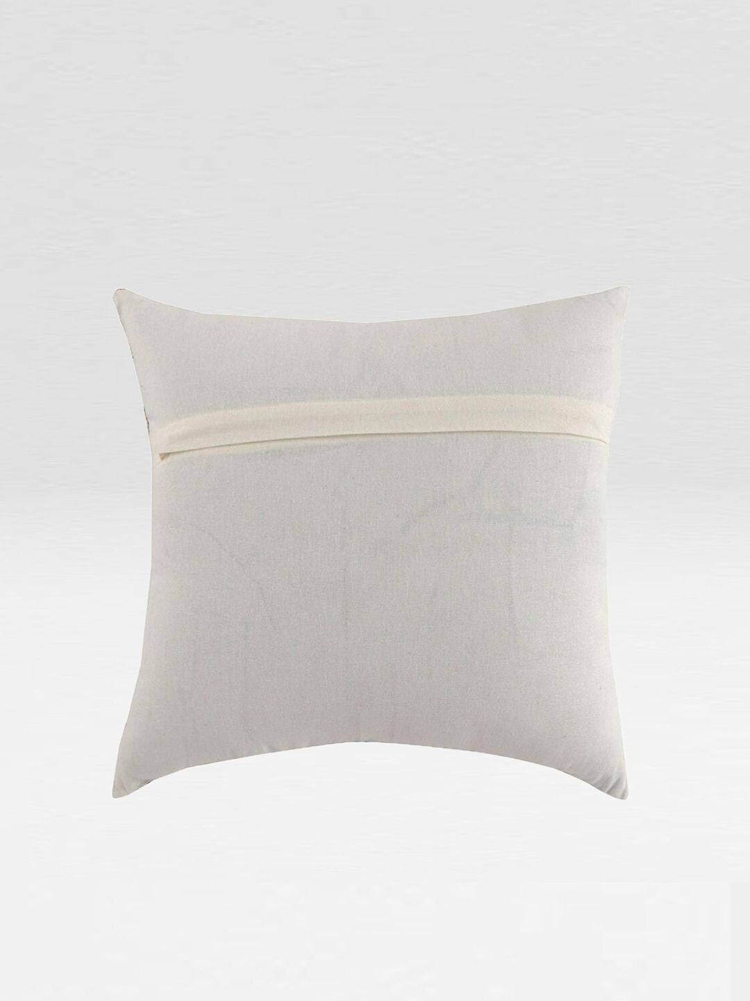 STITCHNEST Set of 5 Yellow & Black Geometric Square Cushion Covers