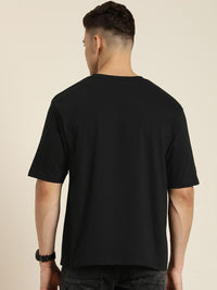 Difference of Opinion Men Graphic Printed Pure Cotton Oversized T-shirt