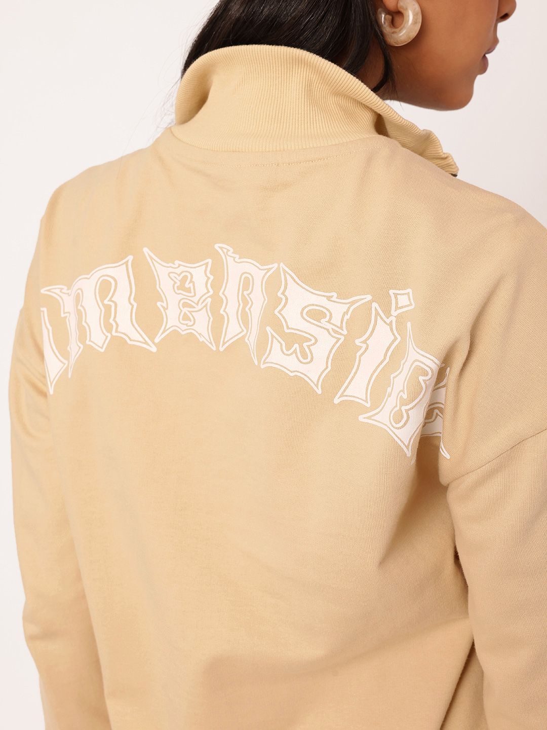 Kook N Keech Street Savvy Printed Relaxed Sweatshirt With Shorts Co-Ords Set