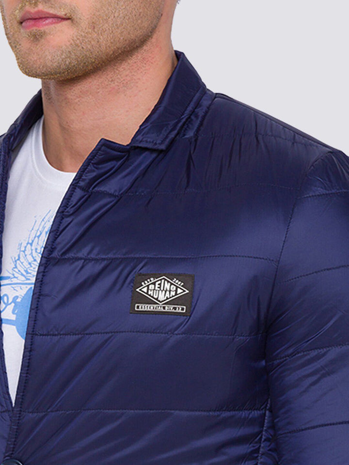 Being Human Spread Collar Padded Jacket