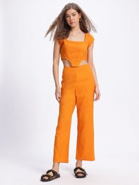 DressBerry Asymmetry Revival Crop Top with Trousers Co-ords