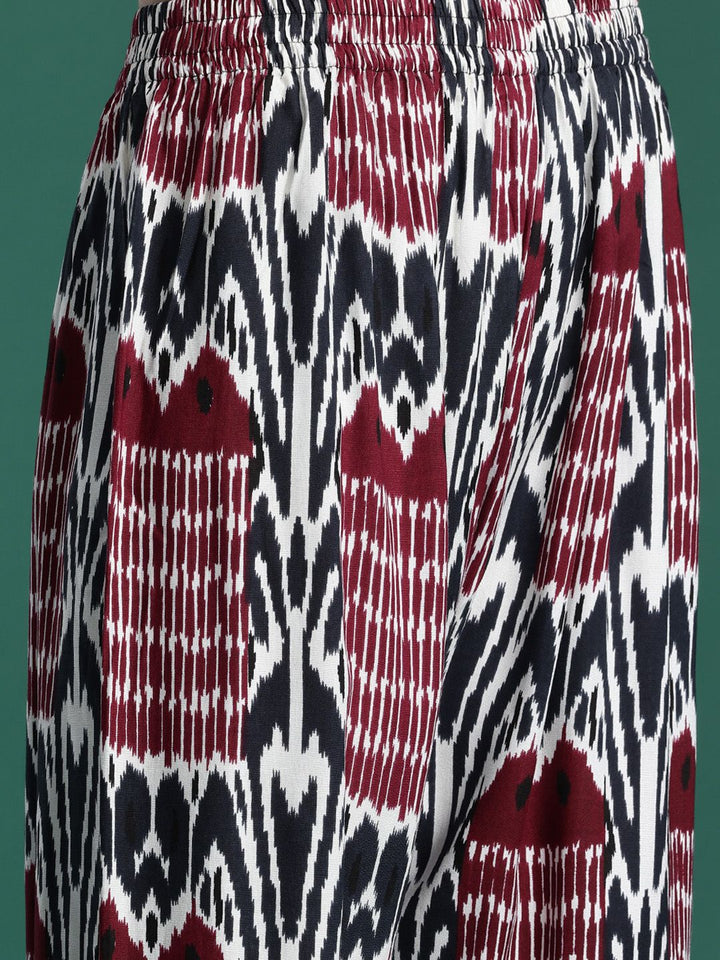Indo Era Printed Regular Kurta with Palazzos