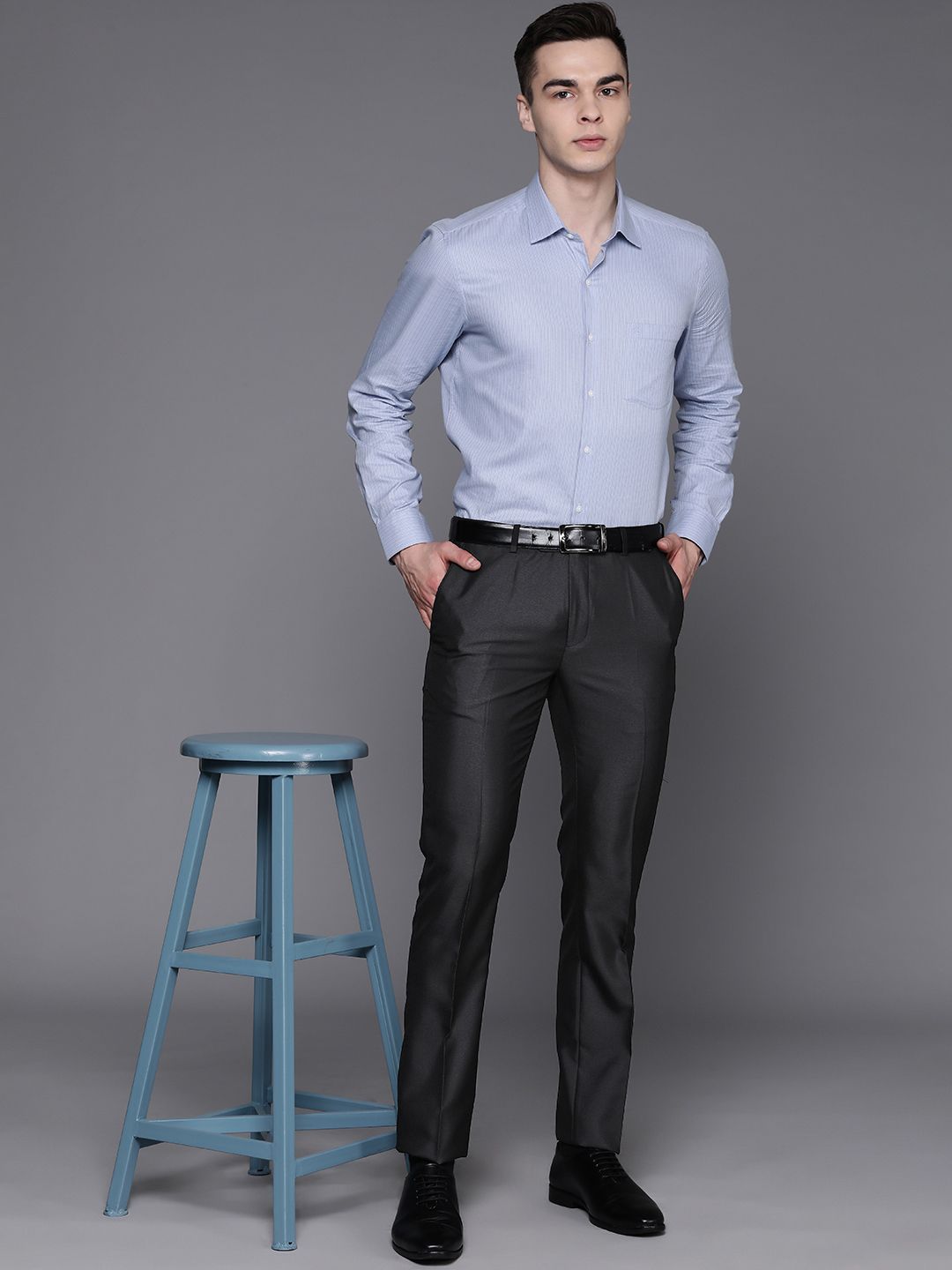 Raymond Men Slim Fit Formal Trousers
