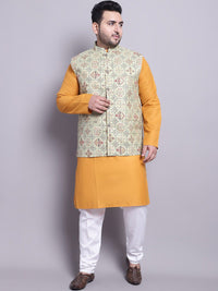 SOJANYA PLUS Kurta With Pyjamas & Nehru Jacket