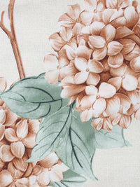 KLOTTHE White & Peach Floral Printed 300 TC King Bedsheet with 2 Pillow Covers