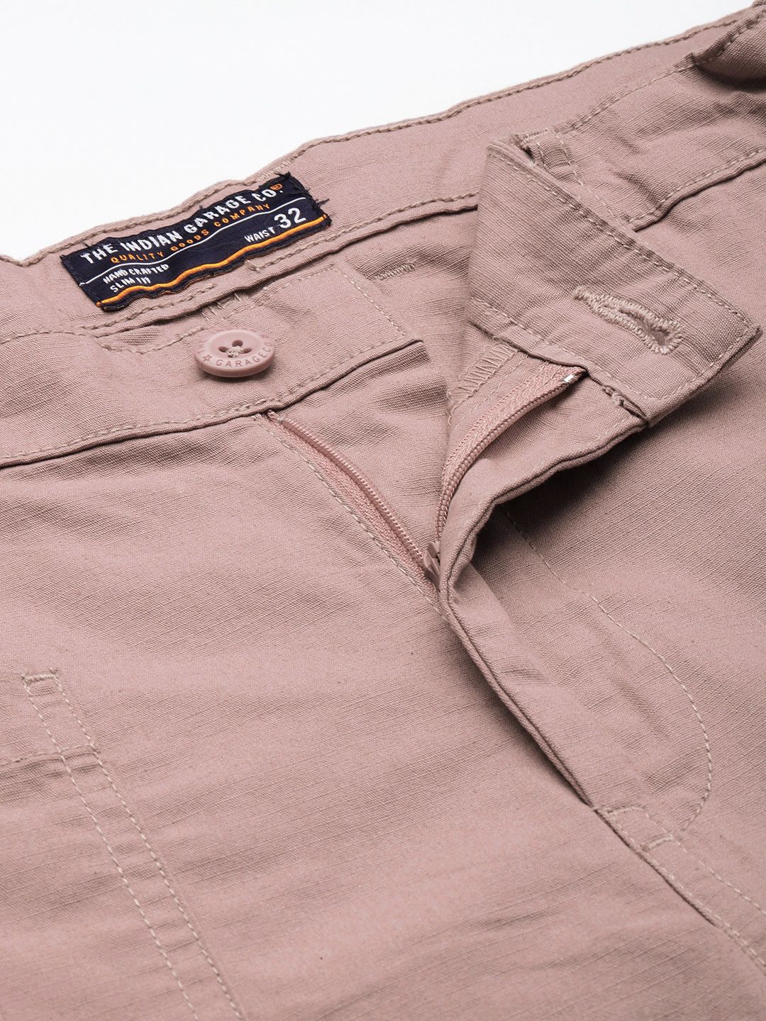 The Indian Garage Co Relaxed Regular Fit Chinos Trousers