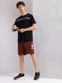 HRX by Hrithik Roshan Men Brand Logo Print Rapid-dry Training Shorts