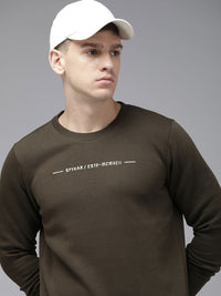 SPYKAR Brand Logo Printed Pullover Sweatshirt