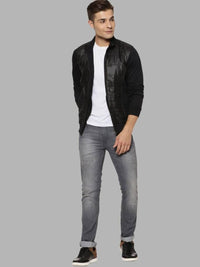 Kampus Sutra Stand Collar Windcheater Kulit Jaket
